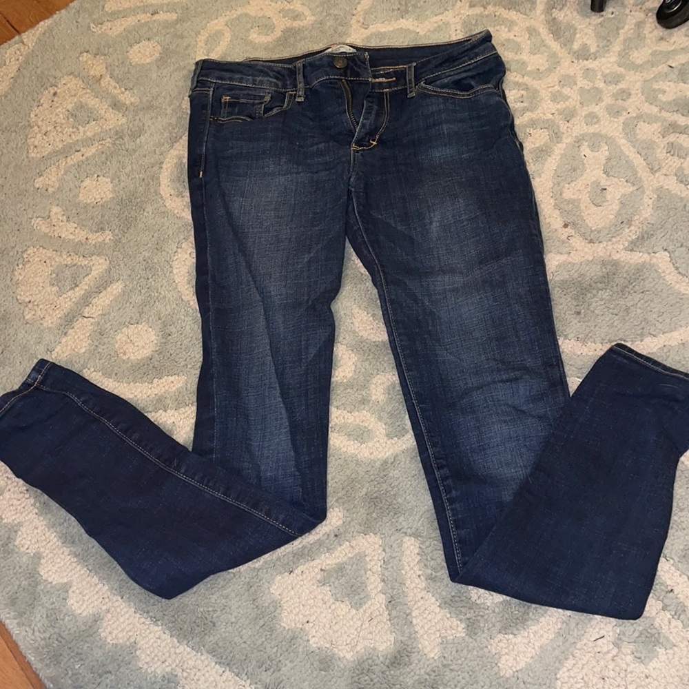 Dark blue skinny jeans